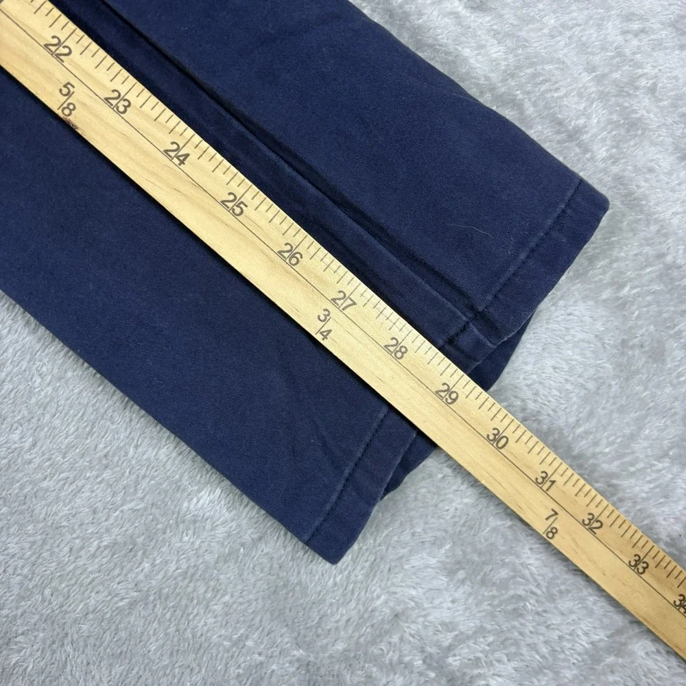 BYLT Men's Size M Medium Classic Chino Pant Navy Blue Stretch‎ 32x29